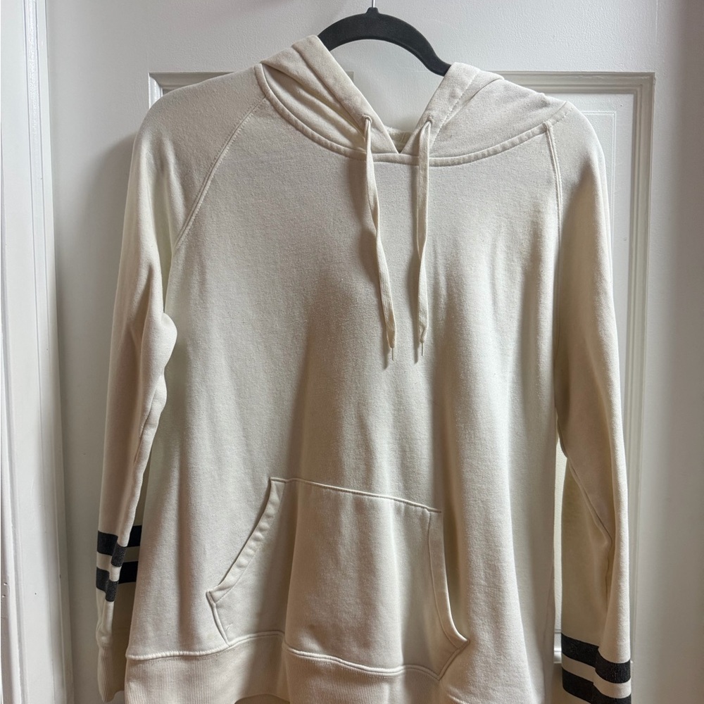 Old Navy Cream and striped Hoodie
